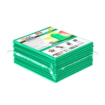 Мешки для мусора 160 л, зеленые, в пачке 10 шт., ПВД, 40 мкм, 900х1100 мм, i-Bag в Братске