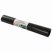 Мешки для мусора 240 л, черные, в рулоне 10 шт., ПВД 50 мкм, 1400х900 мм, LAIMA, 605337 в Братске