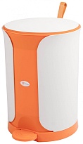 Контейнер для мусора Sтилъ с педалью 7 л оранжевый 7 оранжевый в Братске