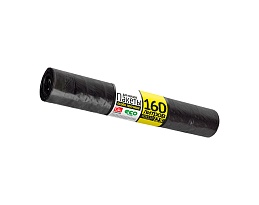 Мешки для мусора 160 л, черные, в рулоне 25 шт., ПВД, 40 мкм, 1100х800 мм, GRIFON, 101-030 в Братске