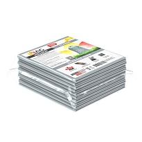 Мешки для мусора 160 л, светло-серые, в пачке 10 шт., ПВД, 40 мкм, 900х1100 мм, i-Bag в Братске